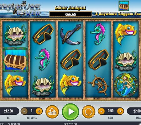 Hướng dẫn cách chơi Treasure Diver Slot – Thợ lặn kho báu